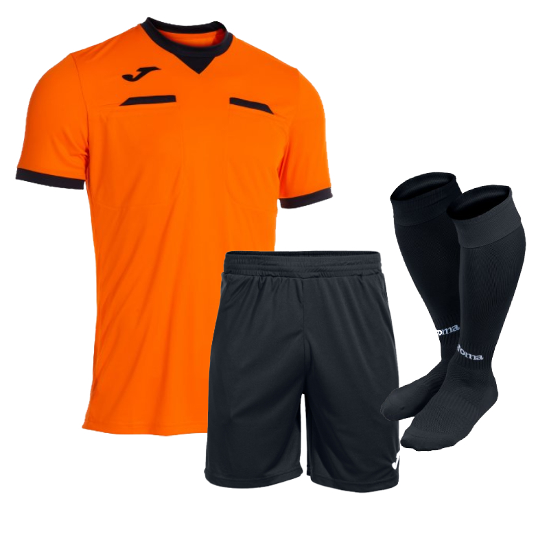 Komplet pro rozhodčí JOMA REFERRE,oranžový+znak FAČR