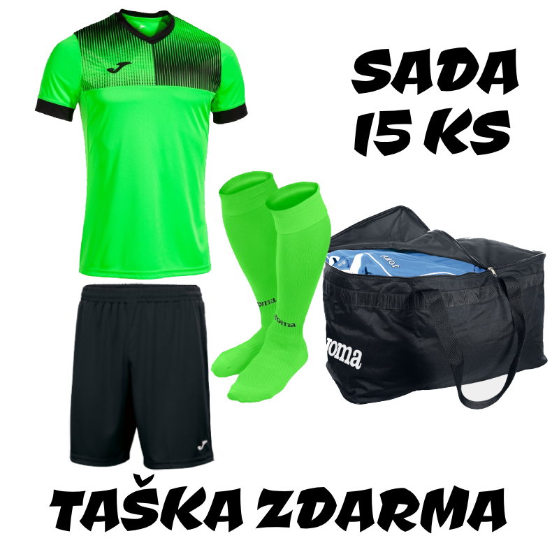 Sada dresů JOMA SUPERNOVA IV,15 ks + taška JOMA