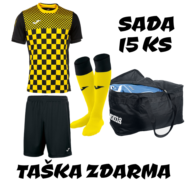 Sada dresů JOMA FLAG III,15 ks + taška JOMA