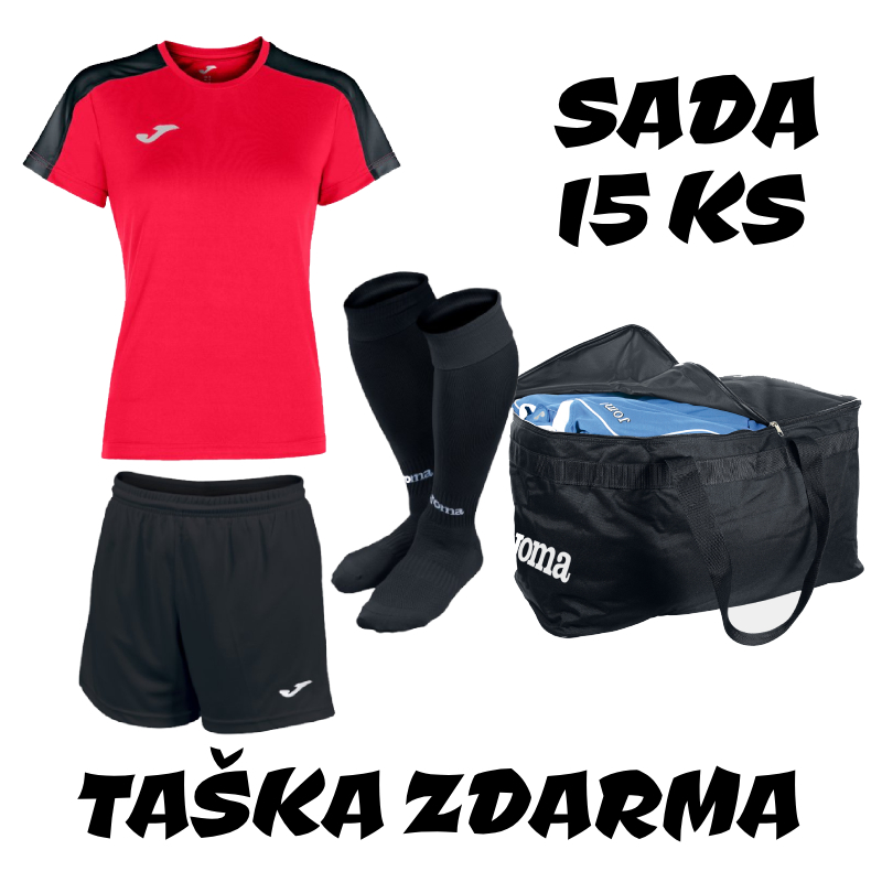 Sada dámských dresů JOMA ACADEMY III,15 ks + taška JOMA