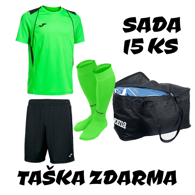 Sada dresů JOMA CHAMPIONSHIP VII,16 ks , vel. L-XL+ taška JOMA