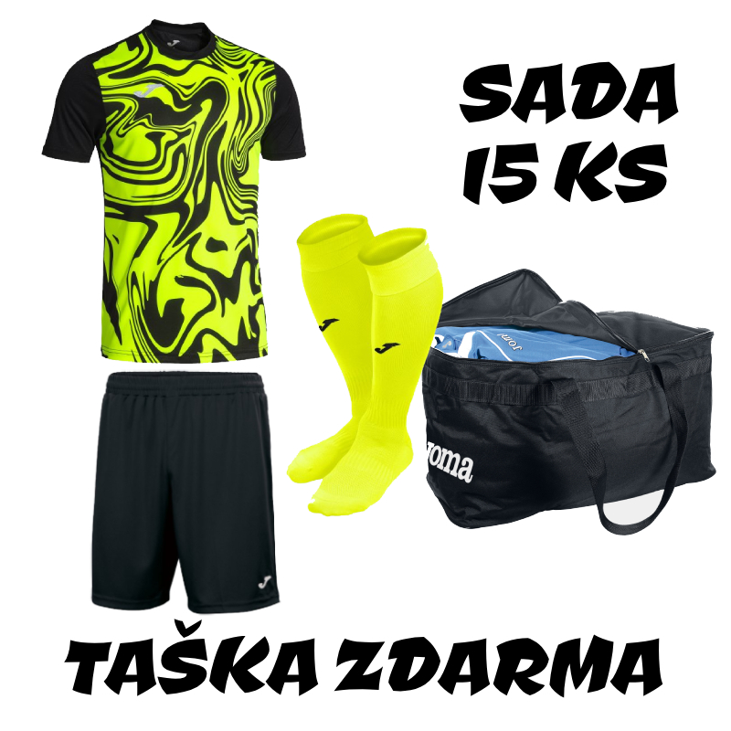 Sada dresů JOMA LION II,15 ks + taška JOMA
