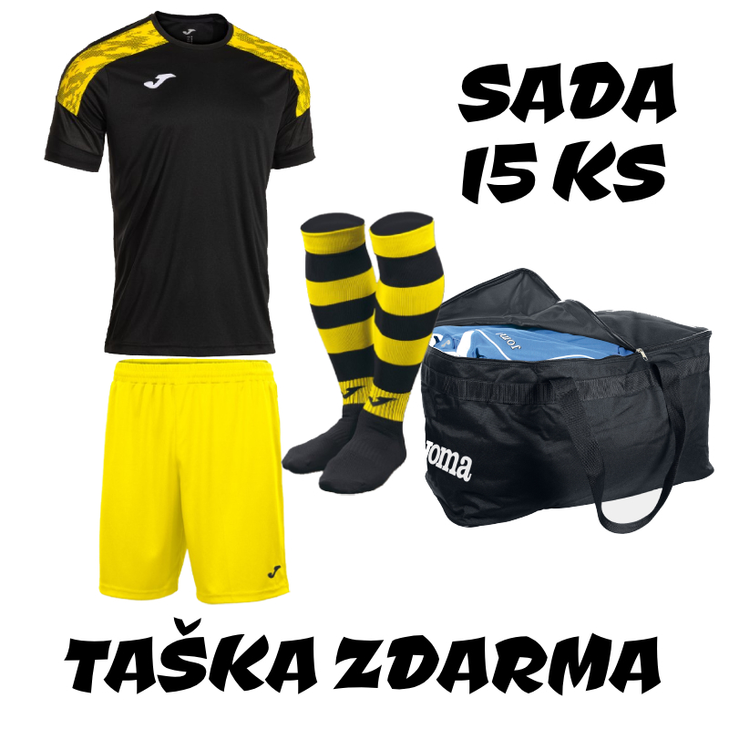 Sada dresů JOMA CHAMPIONSHIP VIII,15 ks + taška JOMA