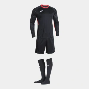 Brankářský set JOMA ZAMORA X, BLACK FLUOR CORAL