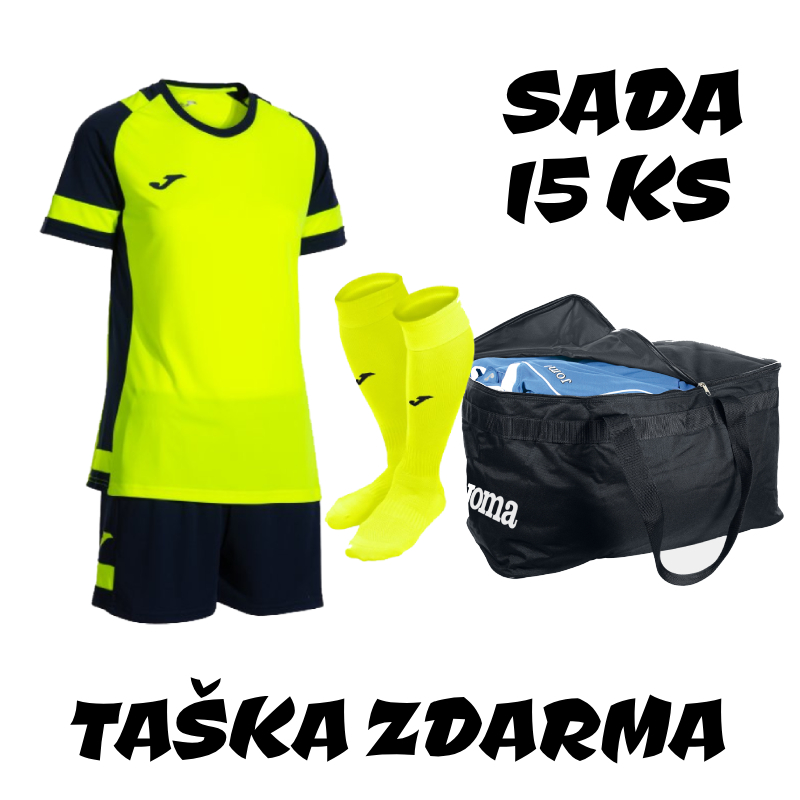 Sada dámských dresů JOMA LIDER,15 ks + taška JOMA