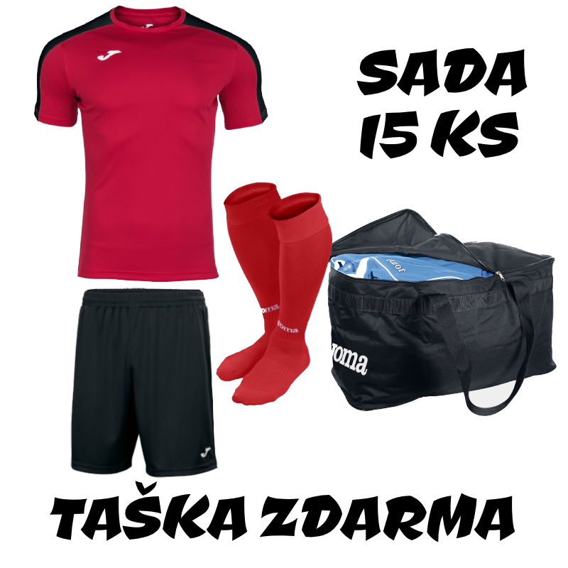 Sada fotbalových dresů JOMA ACADEMY IV,15 ks+taška JOMA 