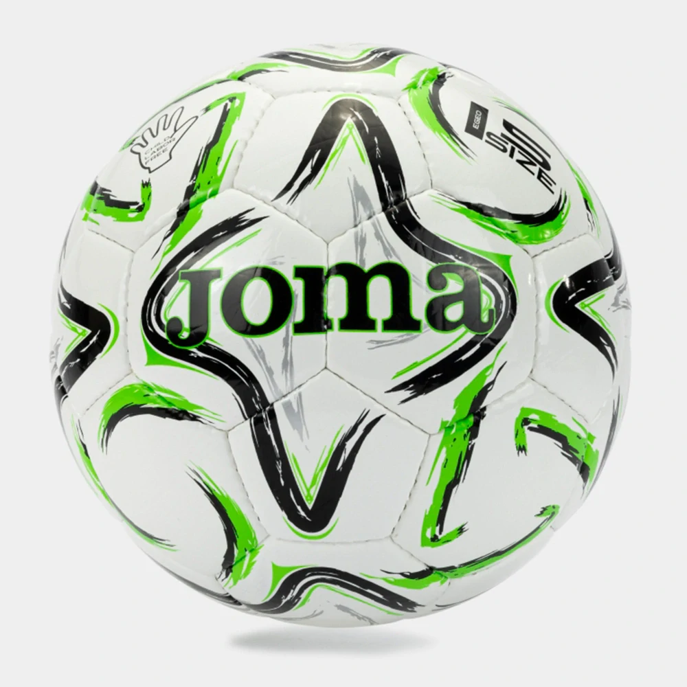 12 x Fotbalový míč JOMA  EGEO II, ZELENÝ + vak na míče JOMA 