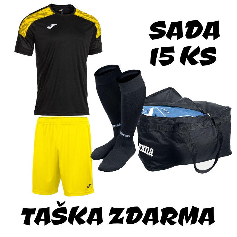 Sada dresů JOMA CHAMPIONSHIP VIII,15 ks + taška JOMA