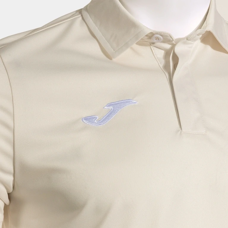 Kriket polo triko JOMA, dlouhý rukáv, bílé