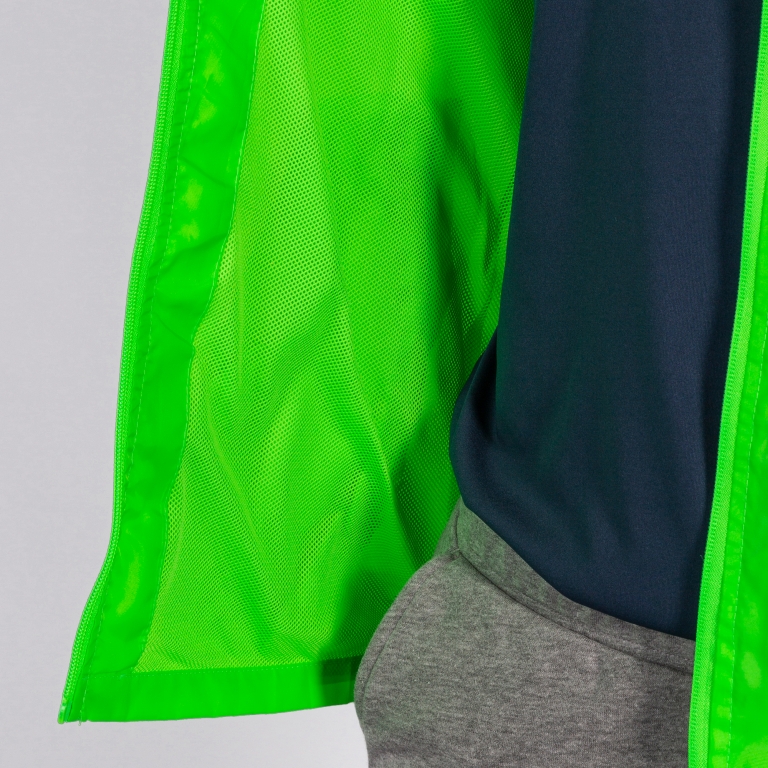 Nepromokavá bunda JOMA RAINJACKET IRIS, GREEN FLUOR