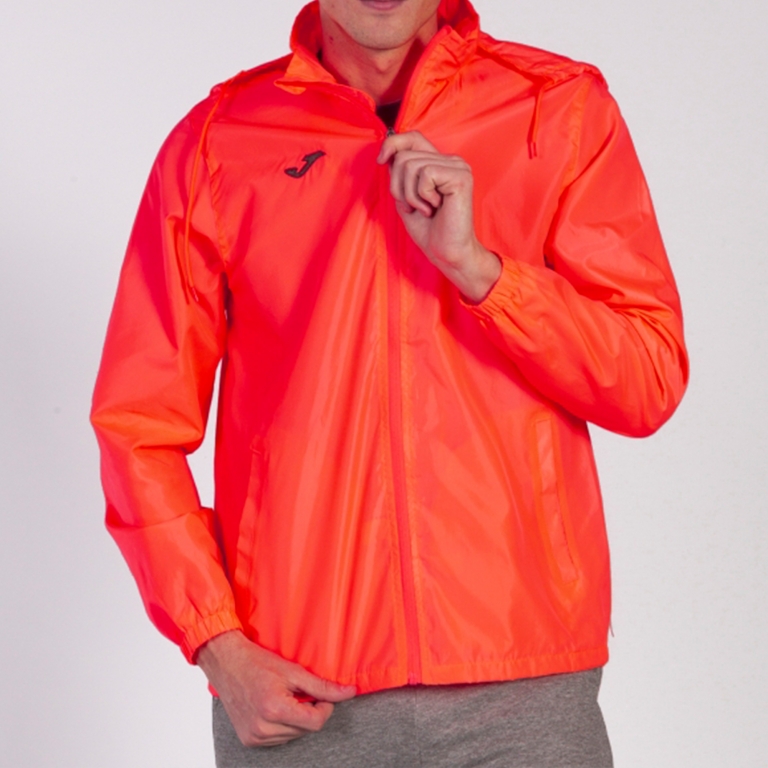 Nepromokavá bunda JOMA RAINJACKET IRIS, ORANGE FLUOR