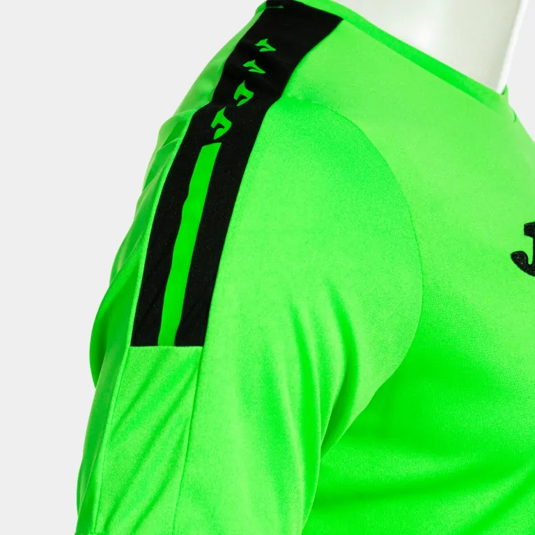 Sada dresů JOMA OLIMPIADA FLUOR GREEN BLACK,15 ks + taška JOMA