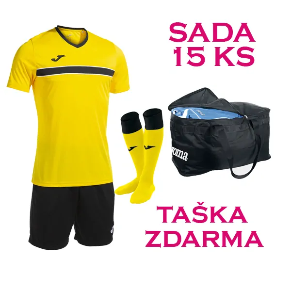 Set JOMA VICTORY  YELLOW BLACK